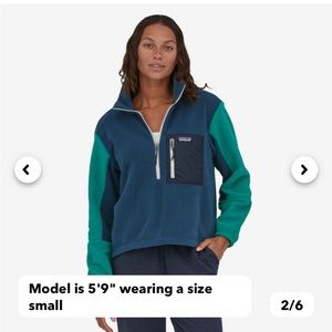 Womens microdini 1/2 zip pullover